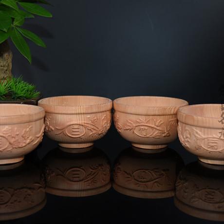 無漆無蠟，天然健康——紅豆杉精雕餐具，品味生活中的匠心藝術